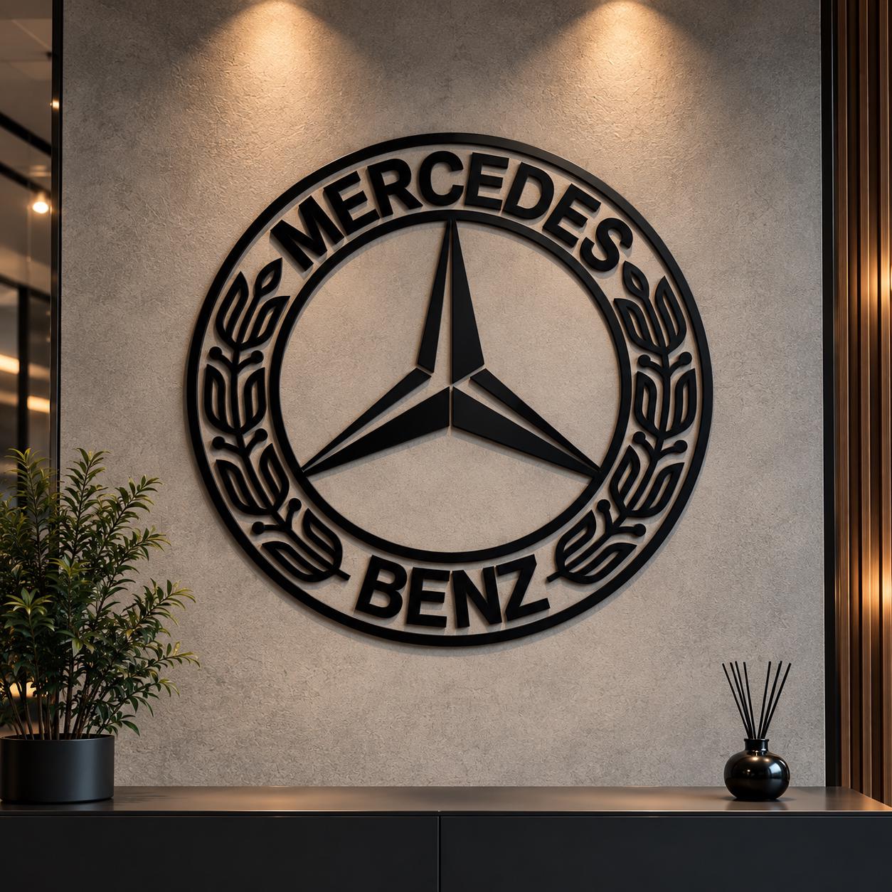 Mercedes logo garage - Etsy 日本