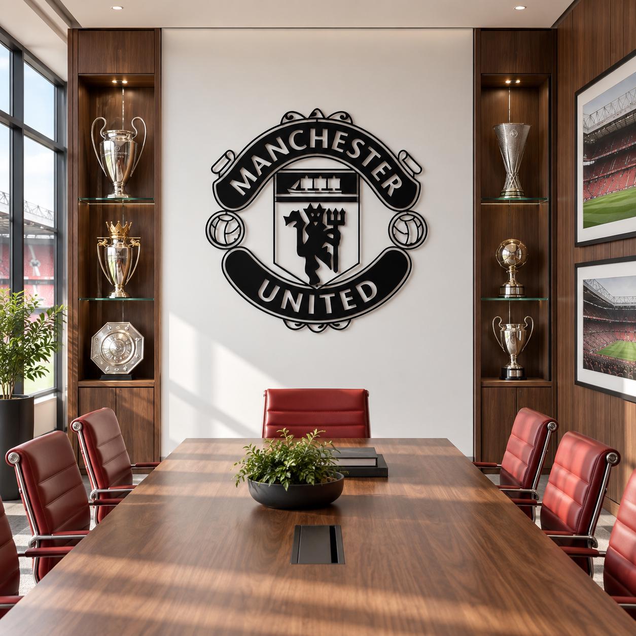 Manchester United Wall Metal Art - Etsy