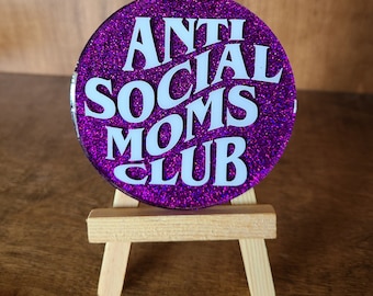 BOGG charm, Anti Social Moms Club, introvert mom, tired mom, moms group, Simply Southern, Beach Bag