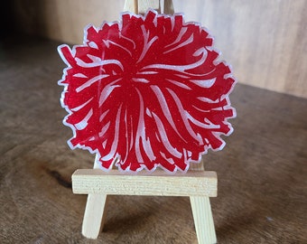 BOGG Bag Charm, BOGG Bag accessories, Cheer Mom BOGG charm, Cheerleader, Simply Southern, Beach Bag tag, bag charms, Pompoms, pom poms