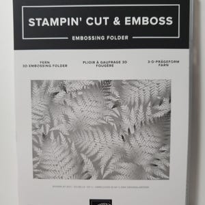 Stampin&#39; Up!  Fern 3-D Embossing Folder