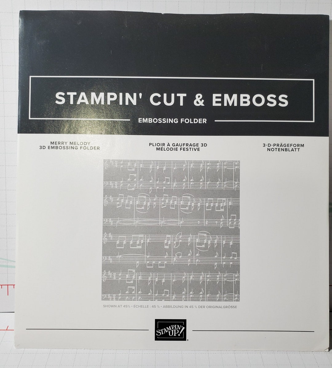 Merry Melody 3D Stampin' Up! Embossing Folder - Etsy