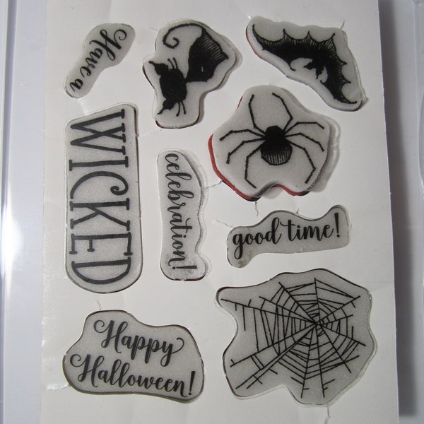 Wonderfully Wicked Stampin' Up! Cling stamp set