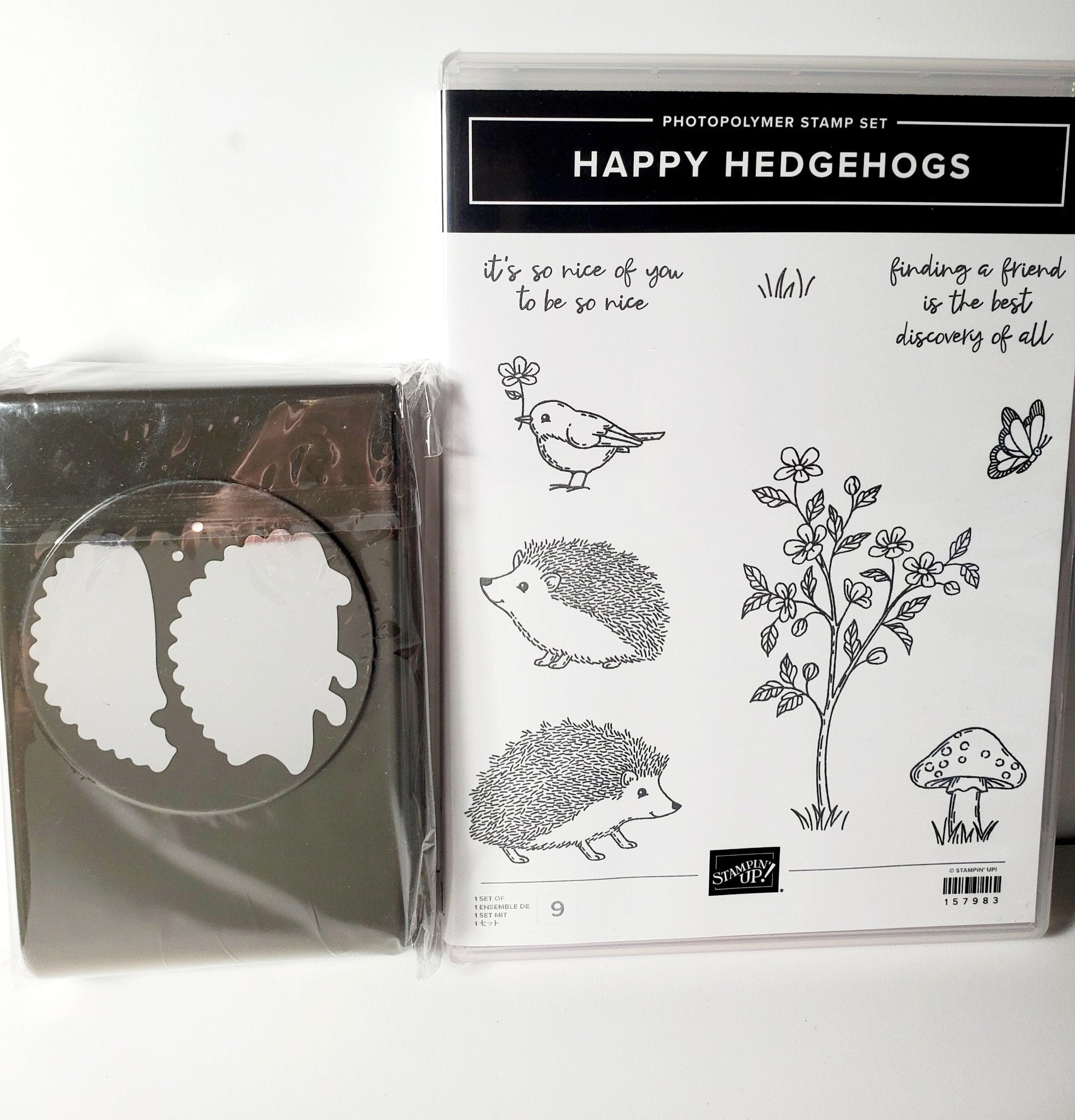 【保存版】 Happy Hedgehogs Up Stampin' Punch Coordinating and Set Stamp アルバム・スクラップ