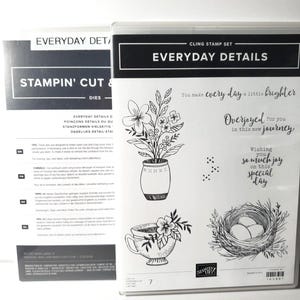 Everyday Details Used Stampin&#39; Up! stamp set and Dies-Bundle