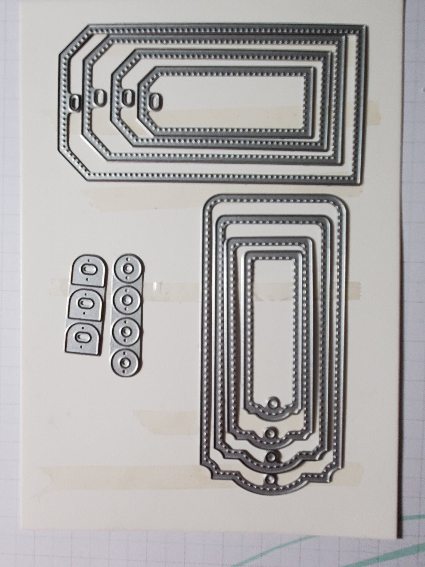 Stampin' Up! Tailor Made Tags Die size