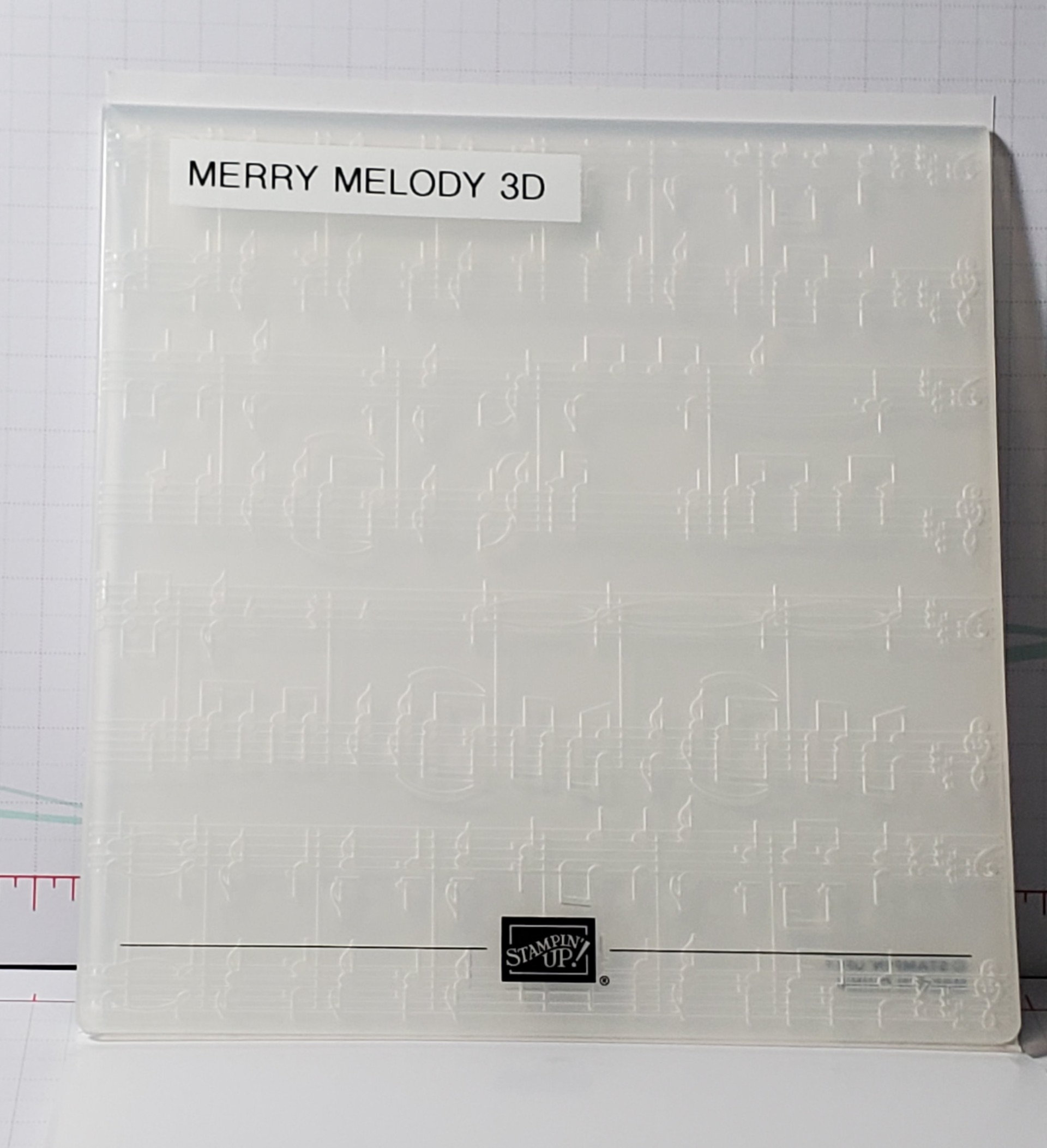 Merry Melody 3D Stampin' Up! Embossing Folder - Etsy