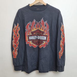Harley Flame Long Sleeve - Etsy