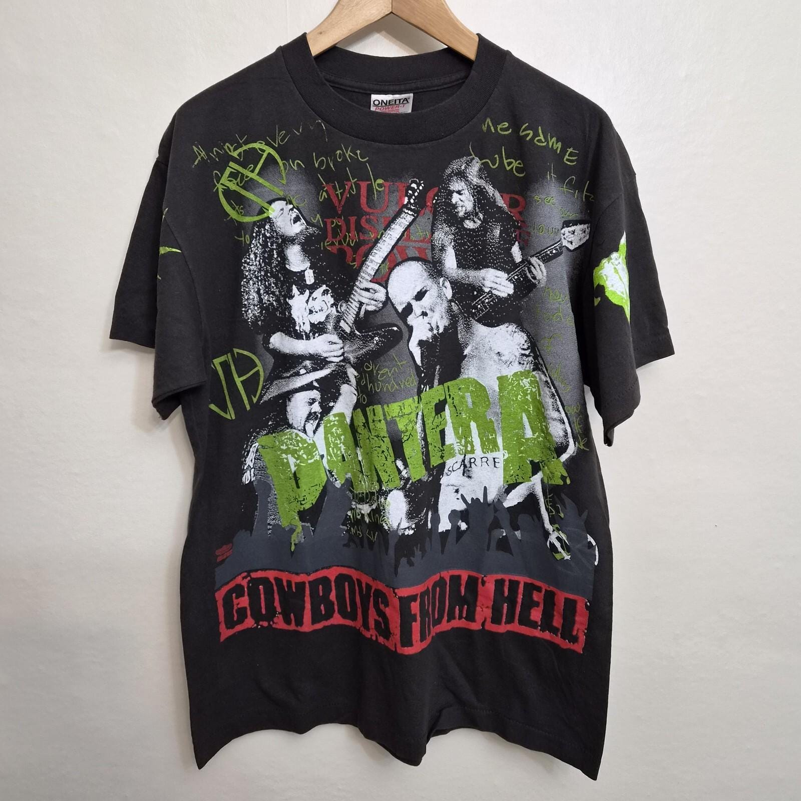 Pantera バンドTシャツ ヴィンテージ加工 Vintage Pantera - Etsy