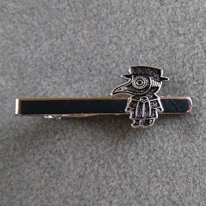 Plague Doctor Tie Clip Bar Great Gift for Him Birthday Wedding Party Favor Unique Novelty Halloween Christmas gift under 20