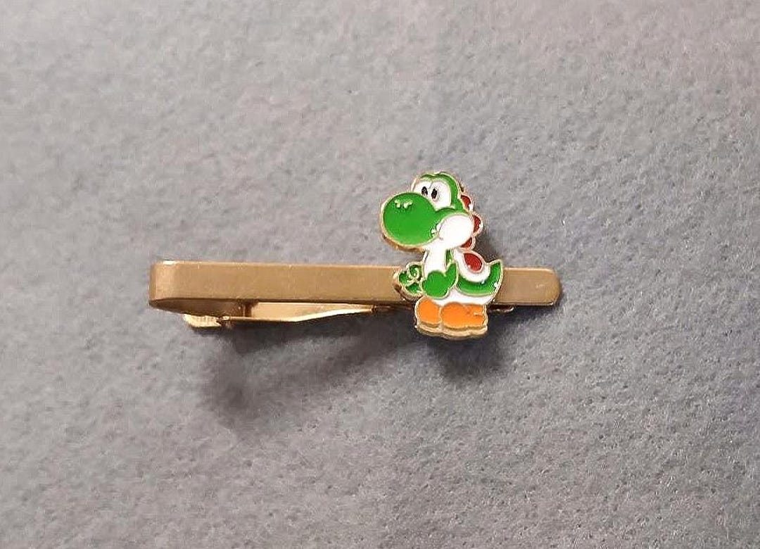 Yoshi Tie Clip: Game Lover Gift - Etsy