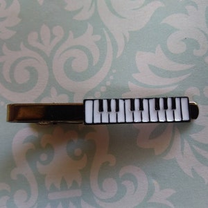 Keyboard Tie Clip Bar Great Gift for Pianist Musician Music Lovers Every Day Birthday Rare Handmade Limited Supply Father Boyfriend gift