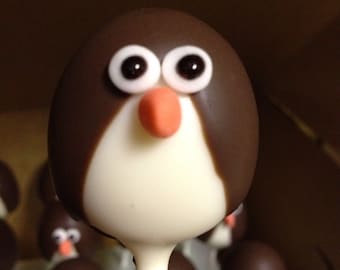 Penguin cake pops