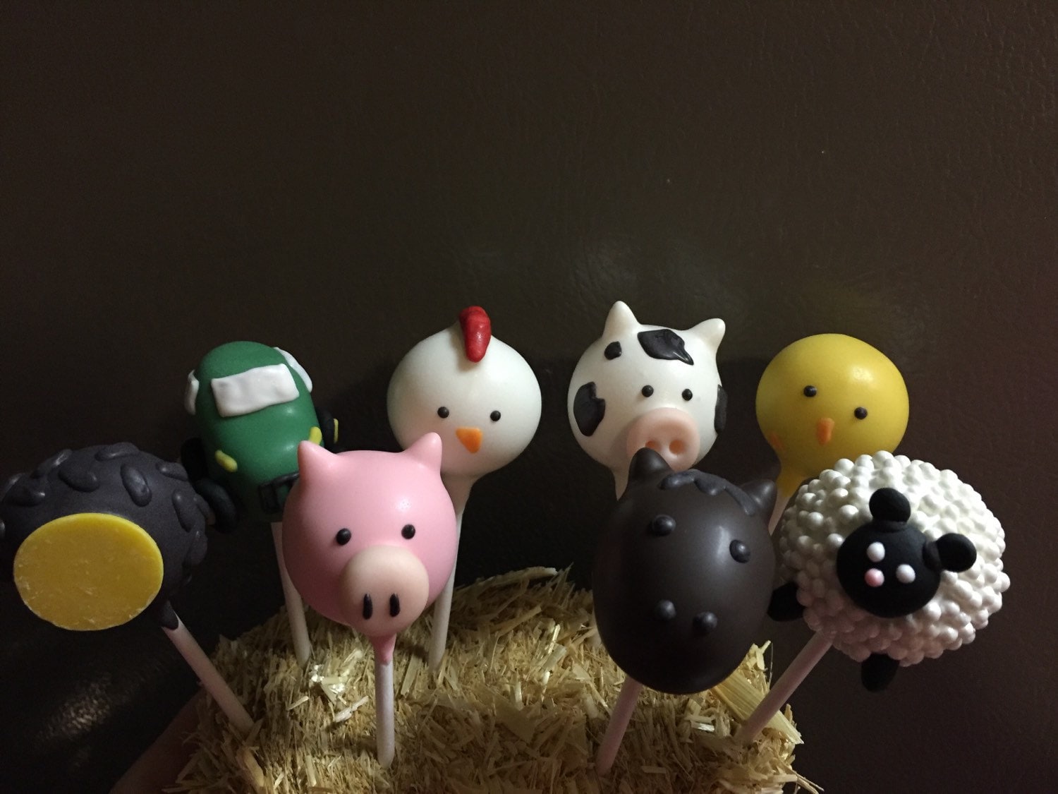 Farm Animals and Tractor Cake Pops