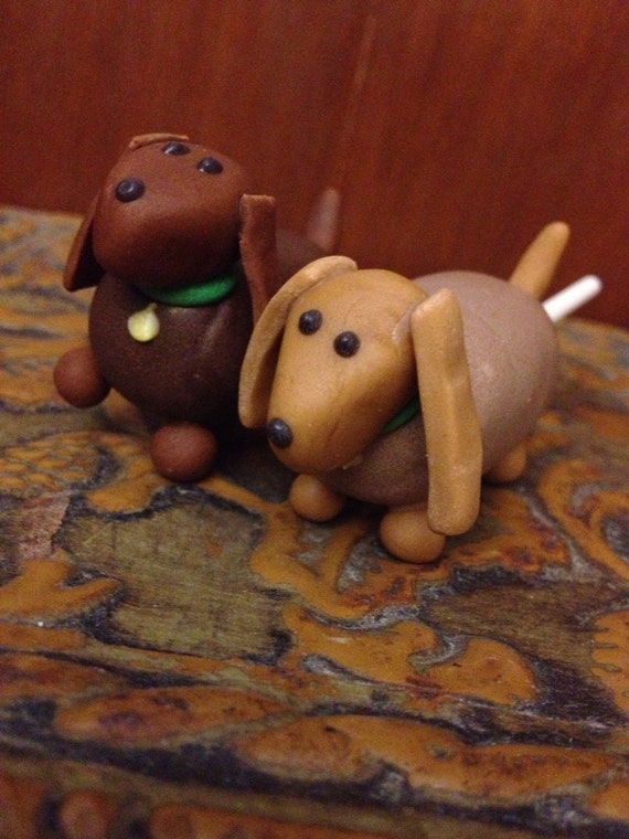 wiener dog cake