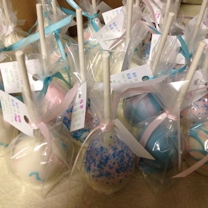 Gender Reveal cake pops