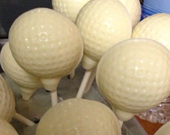 Golf Ball Cake Pops for Father's Day – neverbeenso