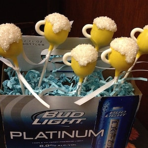 Beer Mug cake pops