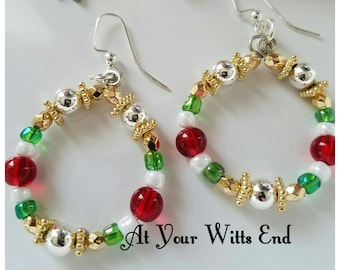 Christmas Earrings, earrings