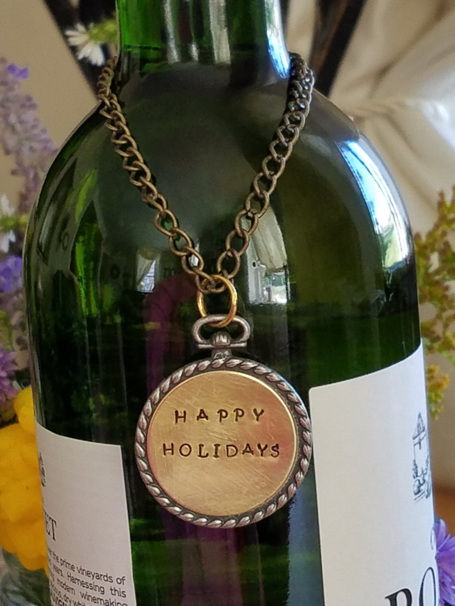 Wine Bottle Charms 1 Decanter Charms Bottle Charms Wine Etsy