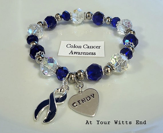 Amazon.com: 25 Colon Cancer Awareness Blue Ribbon Bracelets 100% Medical  Grade Silicone Bracelet - Latex and Toxin Free - (25 Bracelets) : Clothing,  Shoes & Jewelry