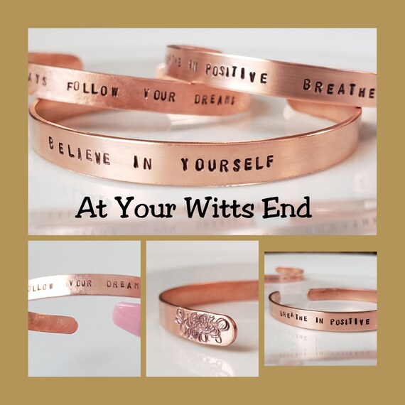 Mantra Copper Cuff 1 inspirational bracelets copper bracelet gifts for her yoga