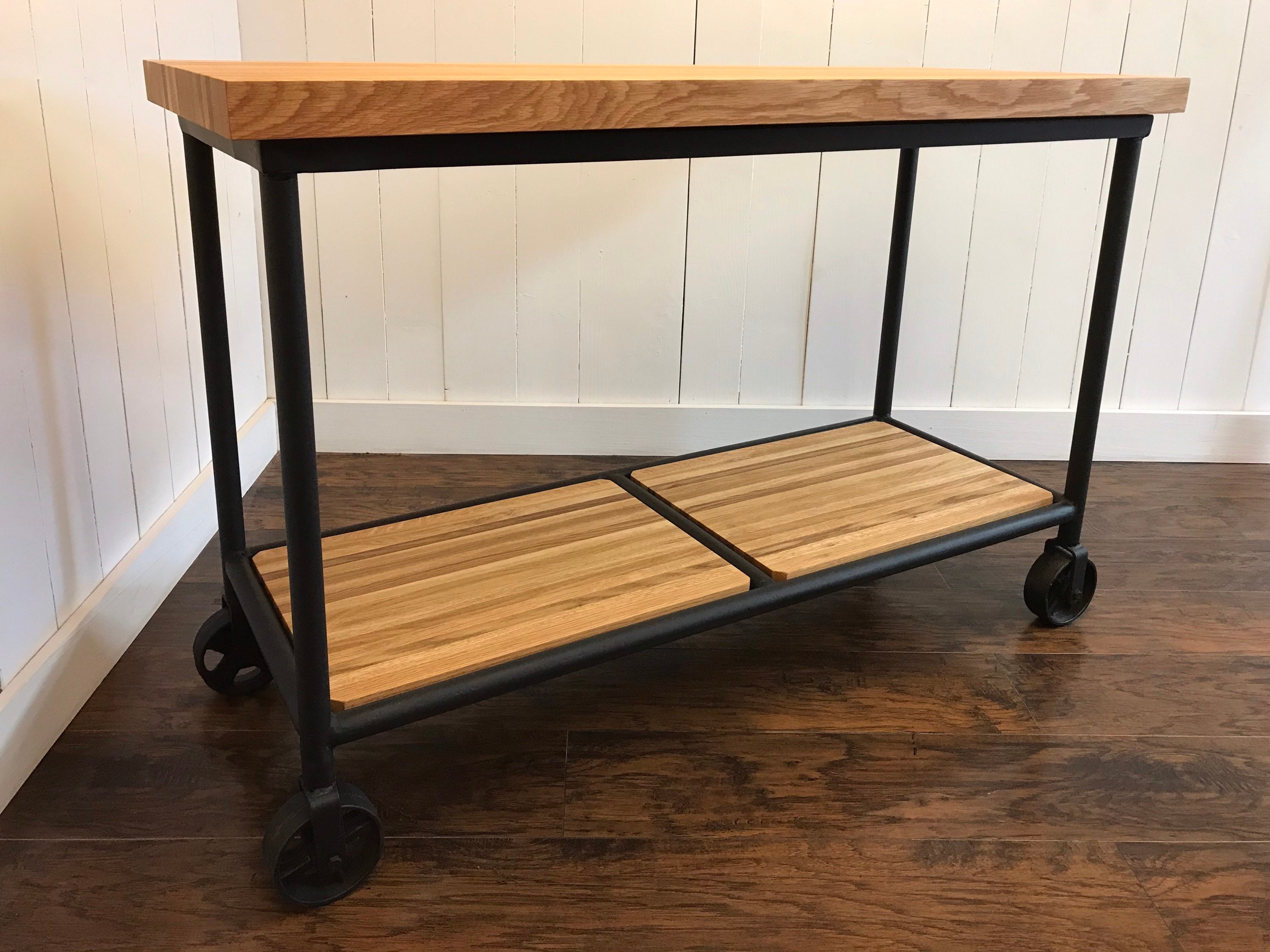 Vintage kitchen island cart. Industrial kitchen island on Etsy
