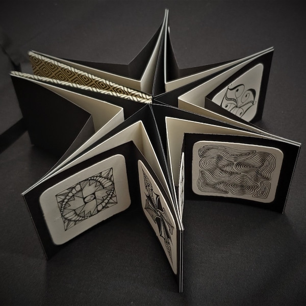 Bijou Star Book kit (Zentangle tiles not included)