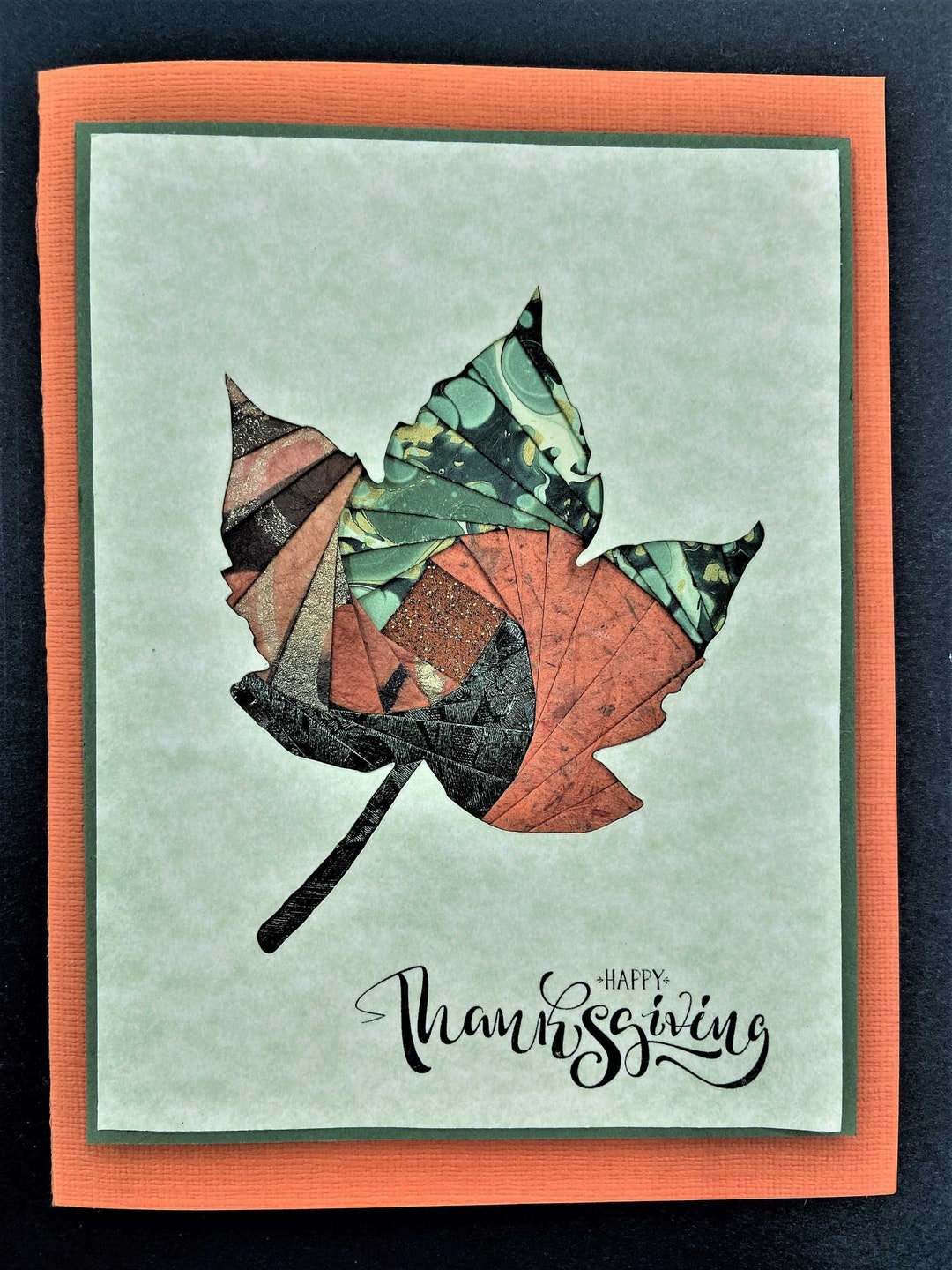 Kit 90, Thanksgiving Iris Folding Card Kit Etsy