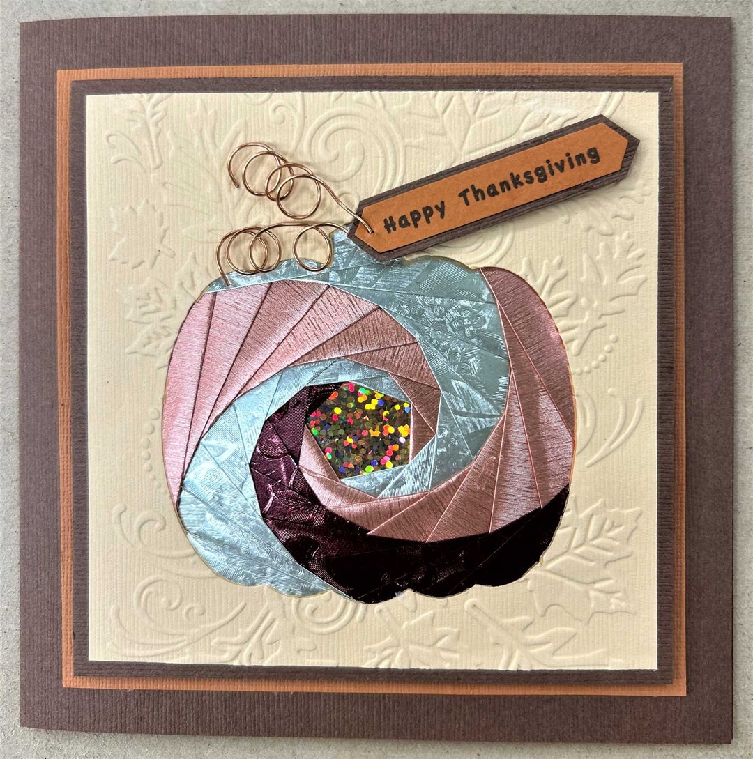 Thanksgiving Iris Folding Card Kit 55 Etsy
