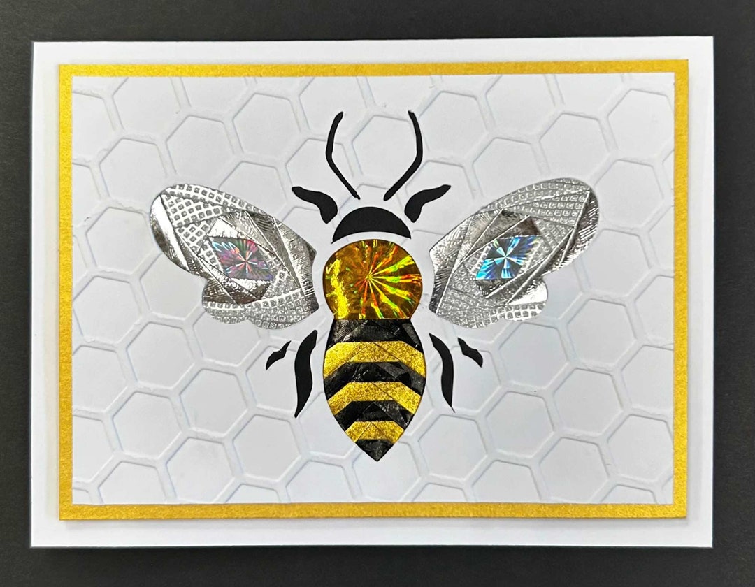 Iris Folding Card Kit #124 - Bee Design, A6 Size, Any Celebration - Etsy