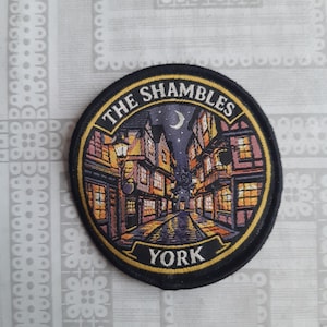 The Shambles York Patch Historic Medieval Street Architecture Souvenir Art Gift