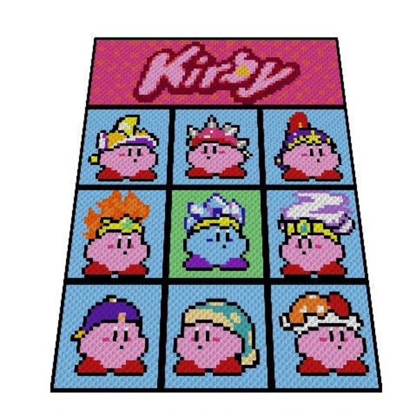 Kirby Crochet Etsy