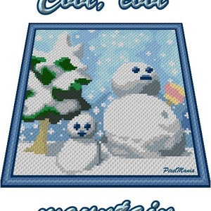COOL COOL MOUNTAIN - inspiriertes C2C Häkelmuster