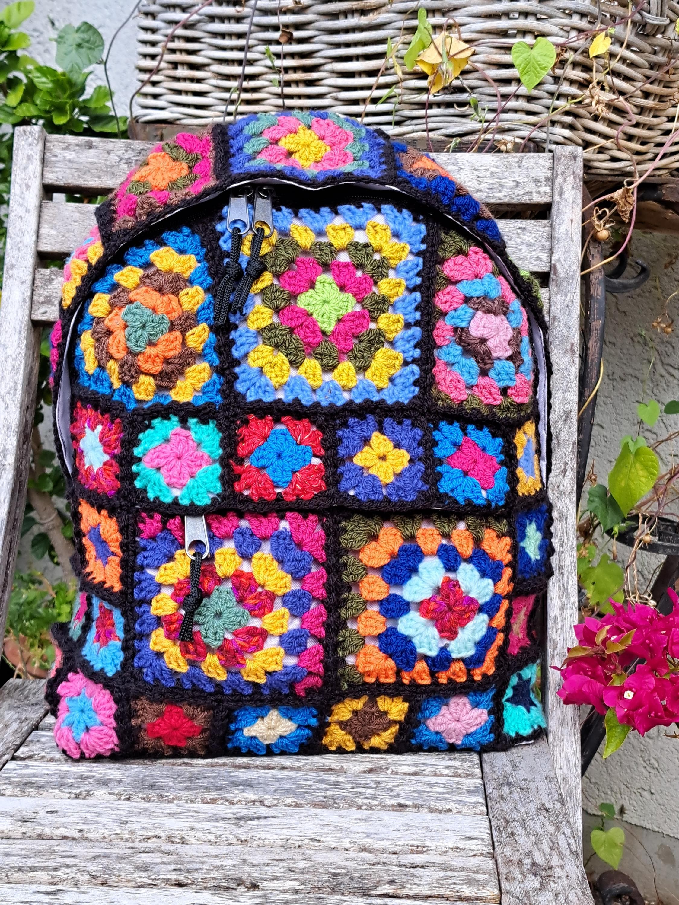 BACKPACK - Granny Square - Crochet Backpack - Etsy