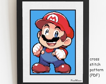 SUPER MARIO - modern CRoSS STiTCH PATTERN