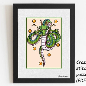 SHENLONG - modern CROSS STiTCH PATTERN