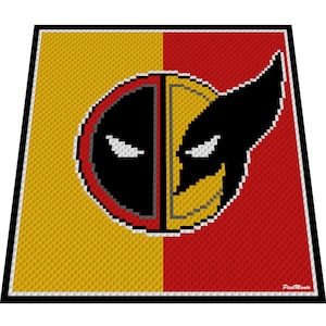 DEADPOOL & WOLVERINE - Modèle au crochet pour c2c