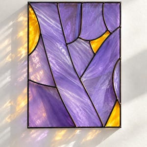 Abstract female form stained glass pattern SVG pdf PNG | geometric suncatcher