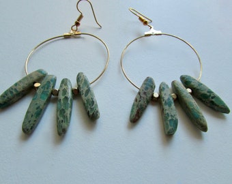 Jasper earring