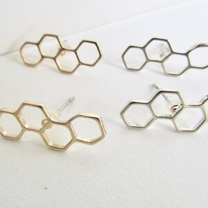 Honeycomb earring