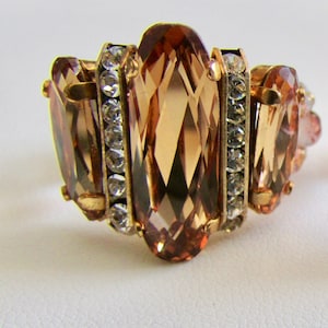 Swarovski crystal ring