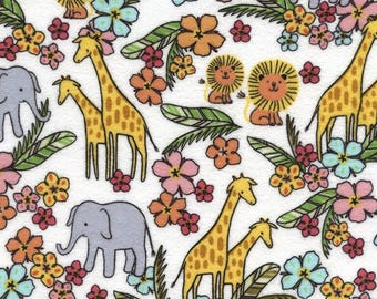FLANNEL Cake Plates  from Safari Crush for Timeless Treasures