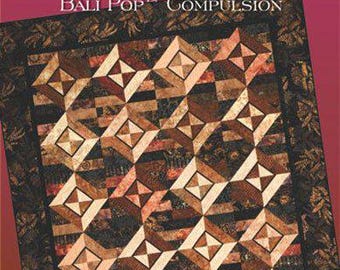 Kit to make ITALIAN TILES from Strip Therapy 8 Bali Pop Compulsion by Brenda Henning for Bear Paw Productions
