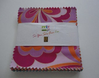 So You, Sew Fun Too, 5 inch squares from RJR