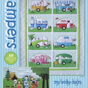 Campers quilt pattern by Amy Bradley