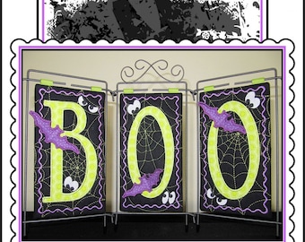 BOO Table Top Display Pattern, # JBDBOO by Janine Babich