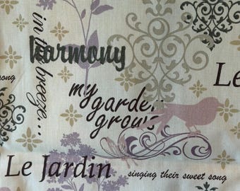 Le Jardin, Original Screen Print Design by Richloom