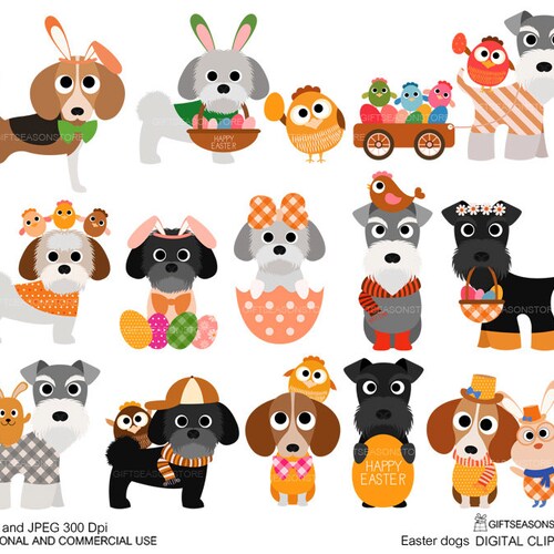 Holiday Labrador Digital Clip Art for Personal and Commercial - Etsy