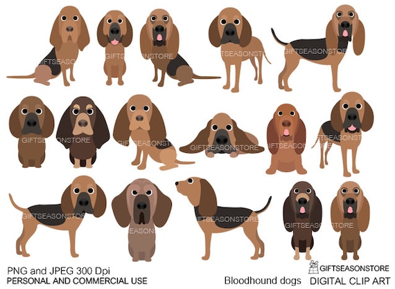 Dog Bloodhound Incorporated Bloodhounds By Hylda Owen, HC, OOP - Main Image